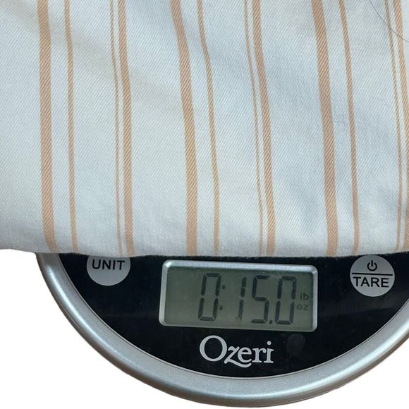 Brooks Brothers Women's Sz 16 Stretch Cropped Ankle Pants White Tan Striped - Picture 10 of 10